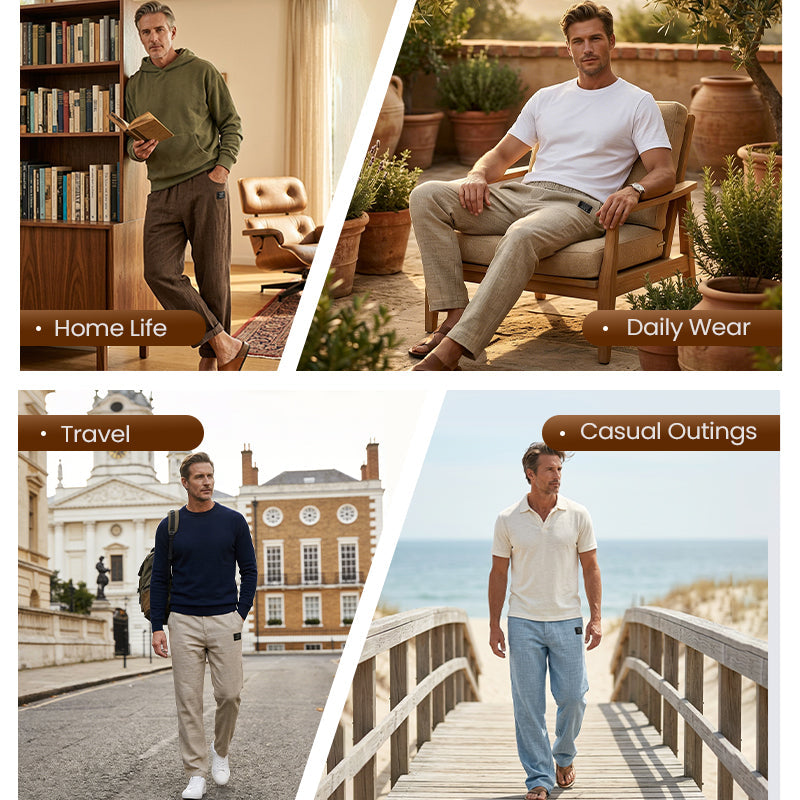 💕ONLY TODAY 50% OFF!!💕Breathable Straight-Leg Trousers for Men