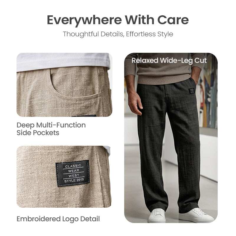 💕ONLY TODAY 50% OFF!!💕Breathable Straight-Leg Trousers for Men