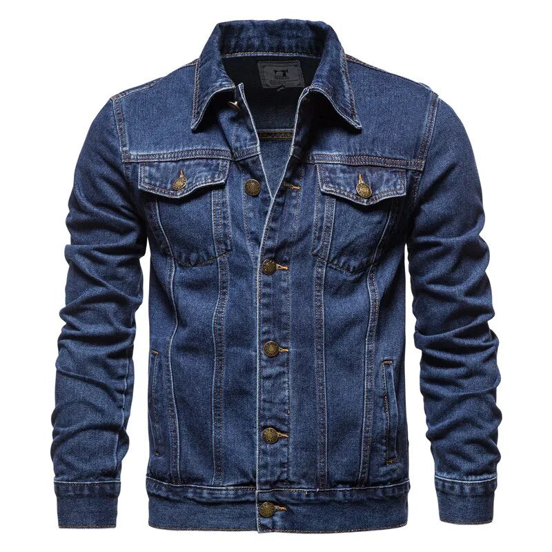 Men's Cotton Slim Fit Denim Jacket